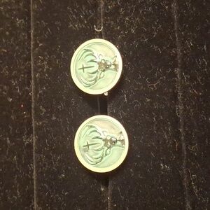 Stag Design Cufflinks in Green